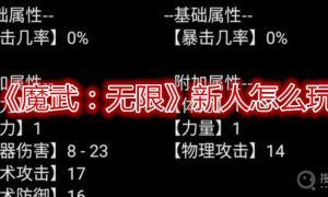 魔武：无限新人怎么玩