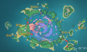 原神飘浮灵分布图