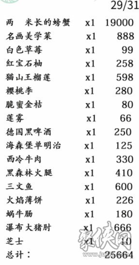 汉字找茬王最贵的外卖攻略 找出31个错处答案
