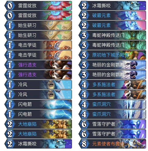 炉石传说法强冰萨满卡组搭配攻略