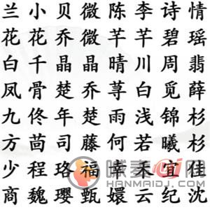 汉字找茬王找出热剧女主们如何通关 找出热剧女主们通关方法