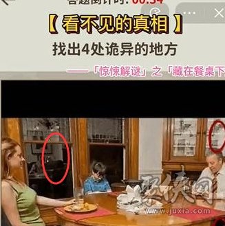 看不见的真相藏在餐桌下攻略 怎么找出四处诡异的地方