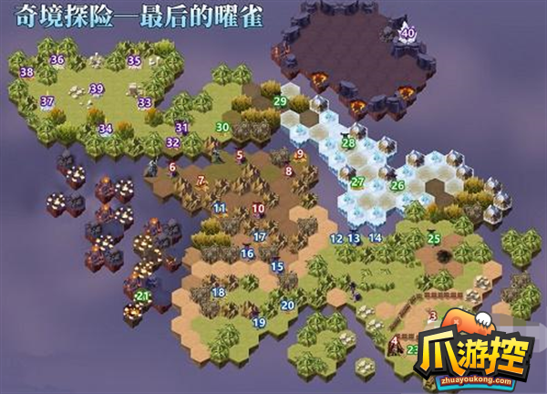剑与远征最后的曜雀攻略路线图